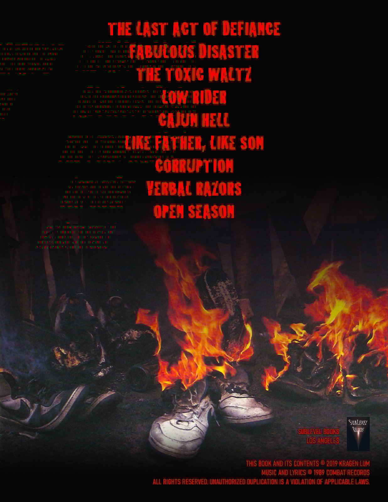 Exodus - Fabulous Disaster Guitar Book (Print Edition) | SubLevel